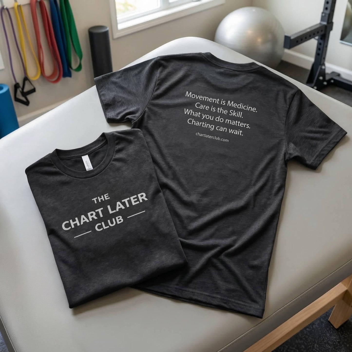 Chart Later Club Icon Tee