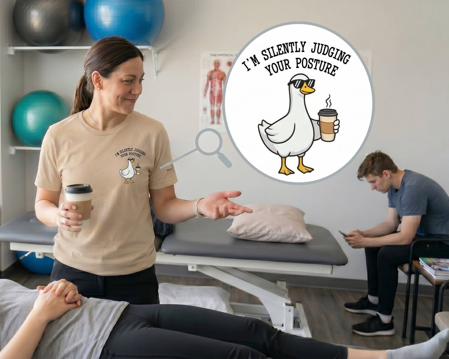 Silly Goose is Silently Judging Your Posture