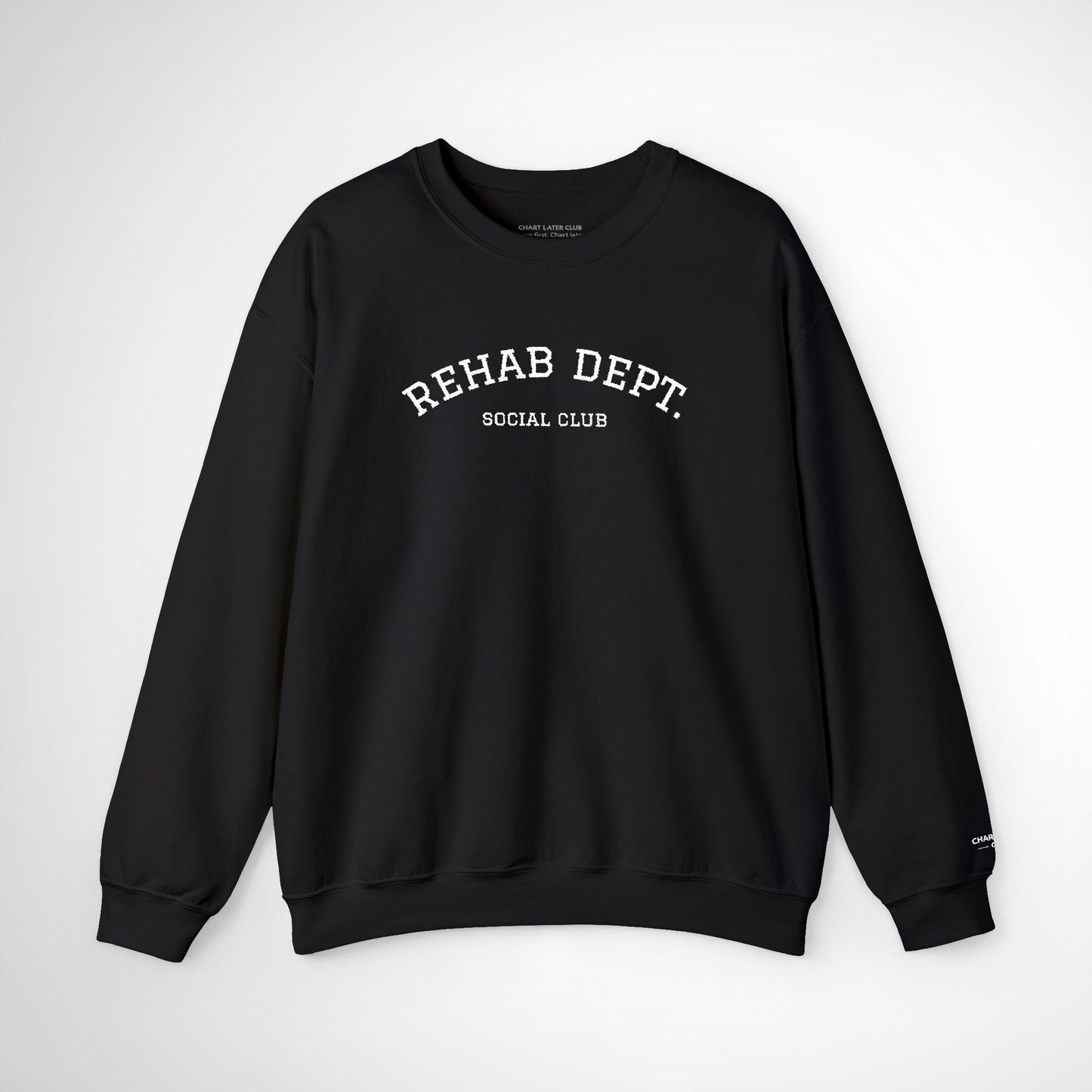 Rehab Dept. Social Club Embroidered Crewneck