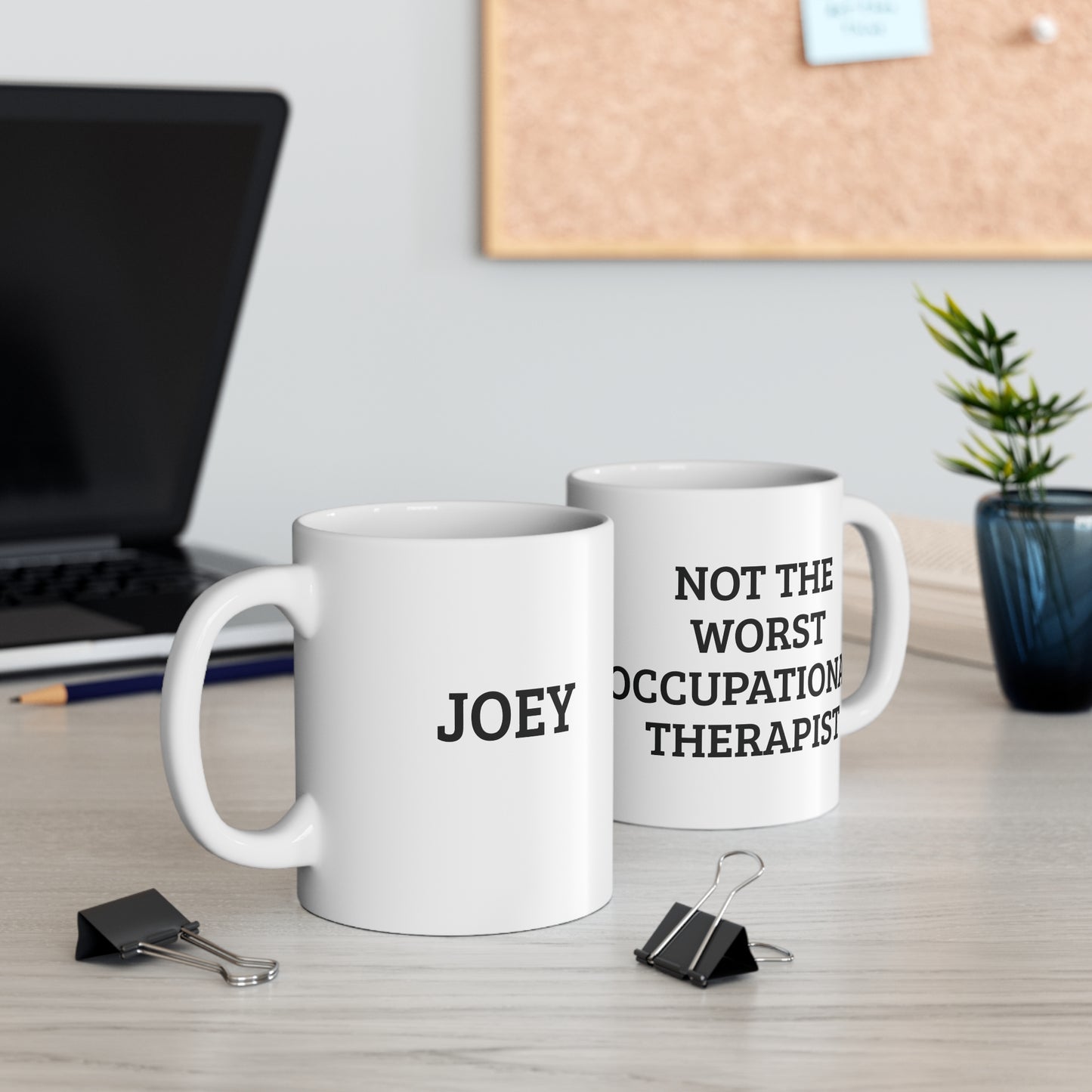 Not the Worst Occupational Therapist Mug, 11oz, Personalized | OT Coffee Cup