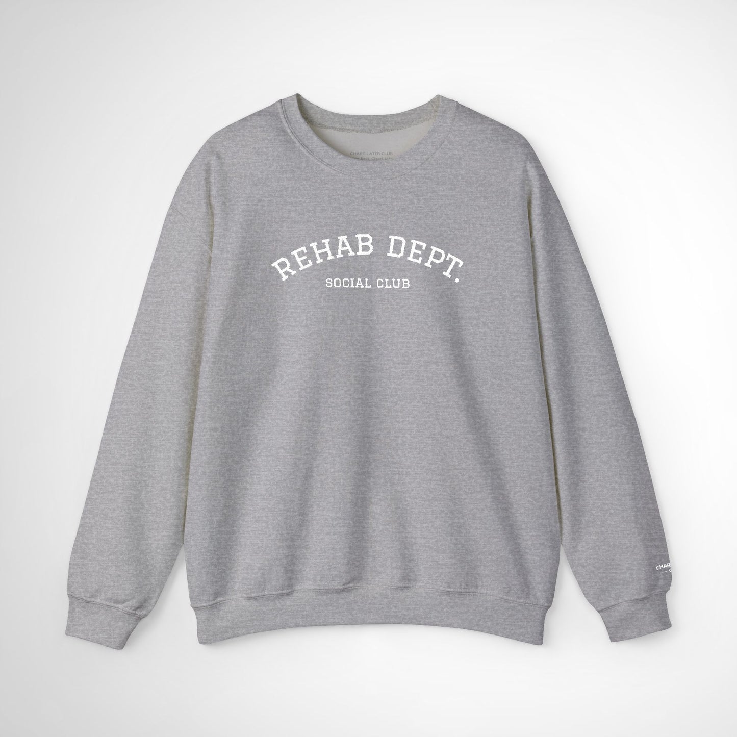 Rehab Dept. Social Club Embroidered Crewneck