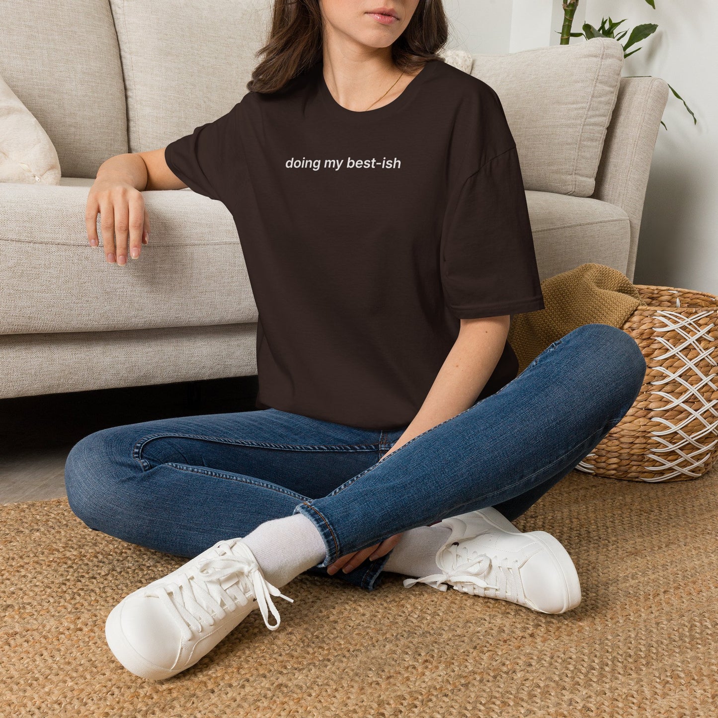 Doing My Best-ish T-Shirt – Casual Minimalist Motivational Tee